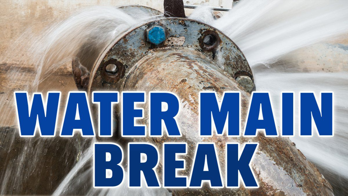 Water Main Break Graphic